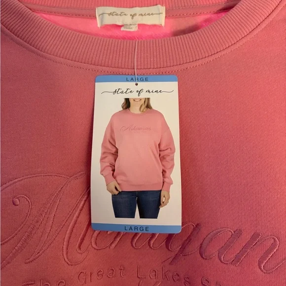 Pink Michigan Sweatshirt - Picture 3 of 3